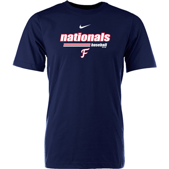 Youth Nike Navy FredNats Tee