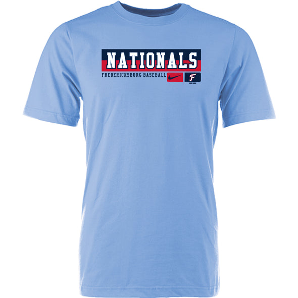 Nike Lt Blue Nationals Tee