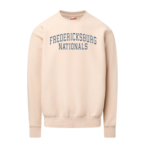 FredNats Almond Stitched Crewneck