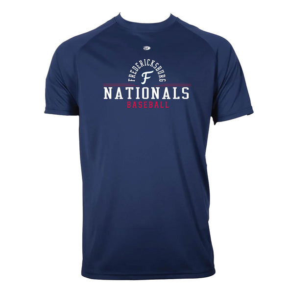 OT FredNats Navy Mesh Back Tee