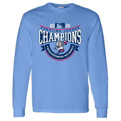 2024 FredNats Carolina League Champion Long Sleeve