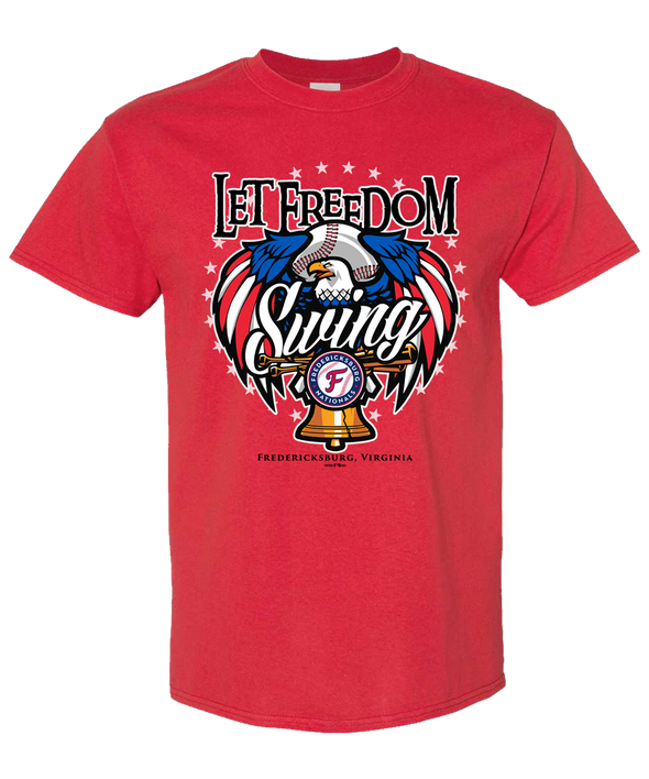 GoTeez Let Freedom Swing FredNats Tee