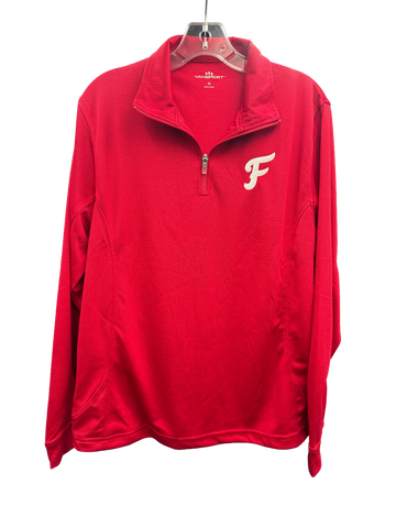 Vantage Red Mesh 1/4 Zip