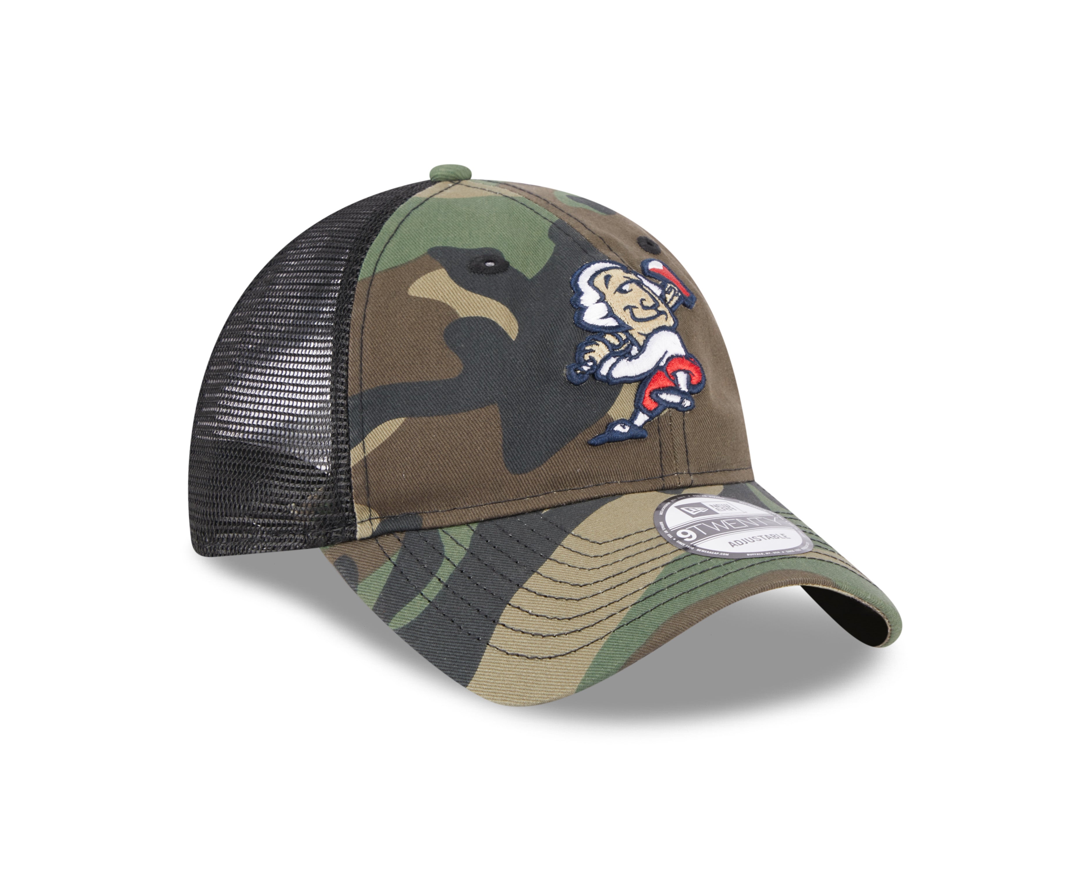 New Era Adjustable Camo Hat – Fredericksburg Nationals Official Store