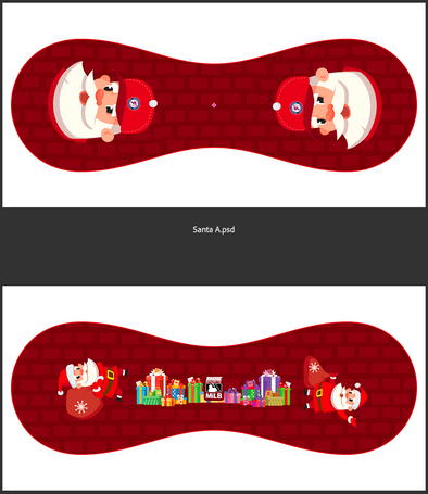 FredNats Santa Claus Baseball Ornament