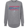 FredNats Women's Grey Long Crewneck
