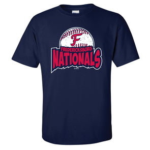 Youth Navy Fanable Short Sleeve Tee