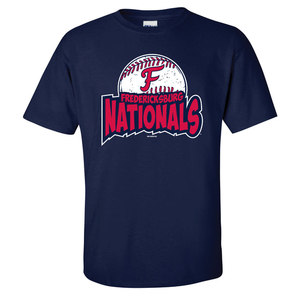 Youth Navy Fanable Short Sleeve Tee