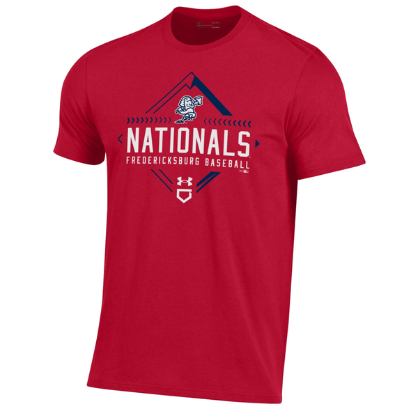 UA Red FredNats Diamond Tee