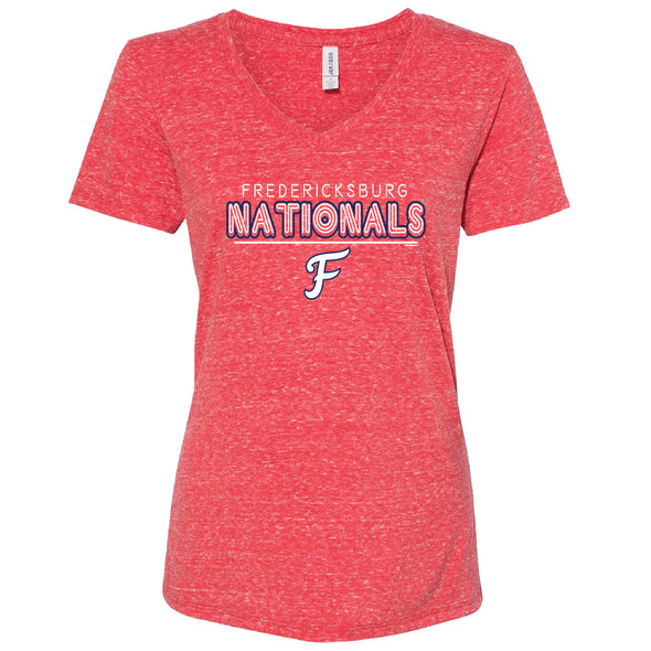 Women's FredNats Retrolight V-neck