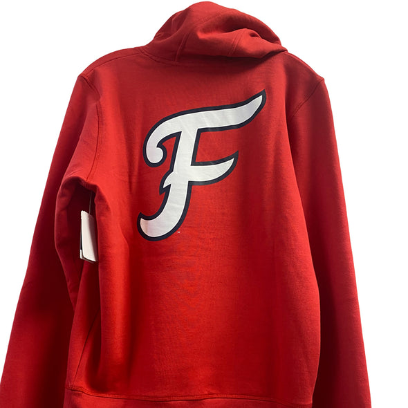 NE Red Double Up Hoodie