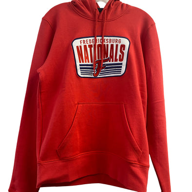 NE Red Double Up Hoodie