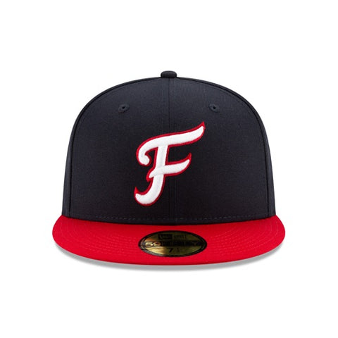 NE Authentic Road Navy Fitted 59FIFTY Cap