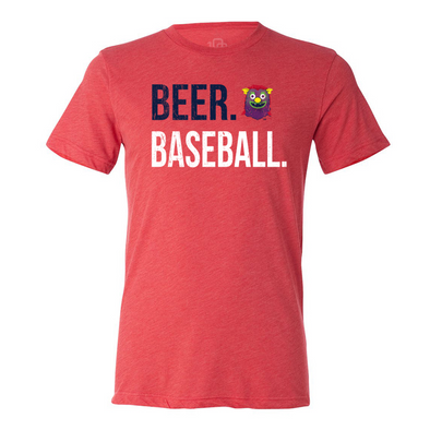 108 Red Gus Beer Baseball Tee